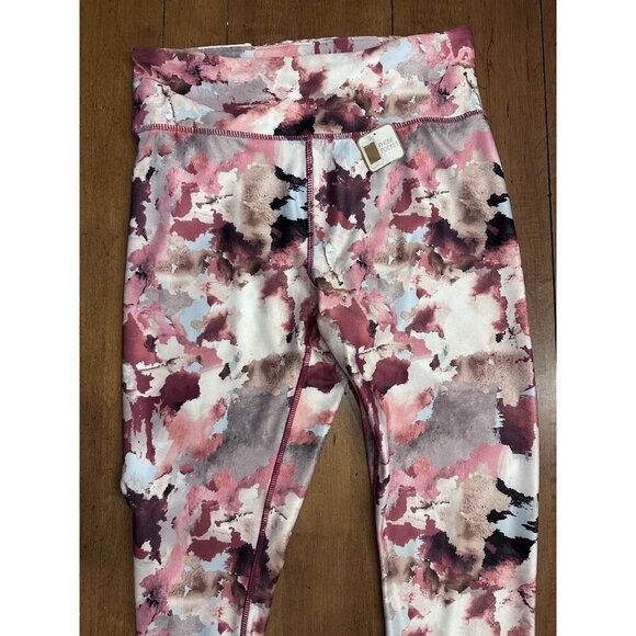 Activ8  High Waisted Tie Dye Leggings Polyester Spandex Blend Pink Size Women S - Picture 15 of 16